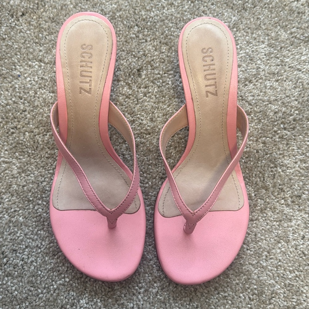 Schutz kitten heel sandals